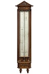 A fine Dutch Louis XVI mahogany 'bakbarometer' by P. Wast, circa 1810